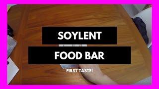 Trying Soylent Food Bar For The First Time Taste Test