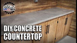 How To Make A DIY Concrete Countertop