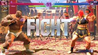 Street Fighter 6  Kobayan (Rank #2 Zangief) Vs Kurobuchi (Rank #3 Marisa)SF6 High Level Match's!