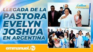 ARGENTINA DA LA BIENVENIDA A LA PASTORA EVELYN JOSHUA