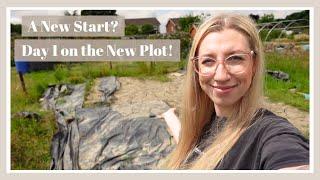 Starting Again? Day 1 On Our New Allotment Plot!  | July  | The Allotment Vlogs #42