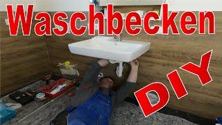 DIY : Waschbecken Montage  Waschtisch Ablaufventil und Siphon   Freunde des Stroms