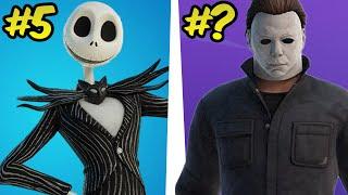 Top 10 HALLOWEEN Skins in FORTNITE  (Michael Myers, Jack Skellington)