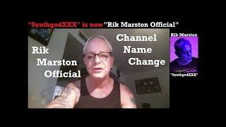 Rik Marston Official Channel Name Change!! SynthgodXXX Synthesizer