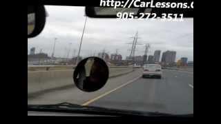 Beginner Driver Education (BDE) - In-Car Instruction - Enter Highway - February 2012, Mississauga