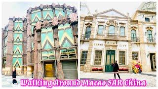 MACAO TOUR | WALKING AROUND THE BEAUTIFUL BUILDINGS OF MACAO | JOY WANDERS