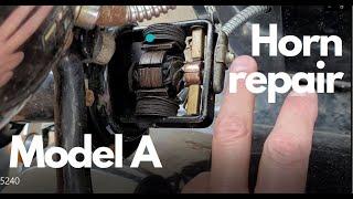 Model A horn not Ahooga. How to make it Ahooga again