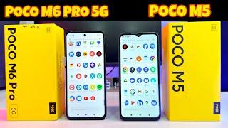 Poco M6 Pro 5G  Poco M5  Unboxing and Comparsion || Camera || Price || Specifications