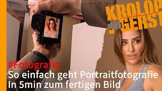 Portrait photography is so easy - In 5 minutes to the finished picture  Krolop&Gerst