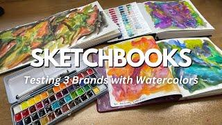 Reviewing New Art Supplies: 3 Sketchbooks & Watercolor Set