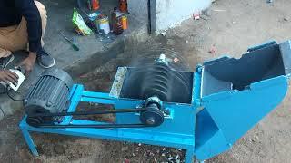 Glass crusher machine