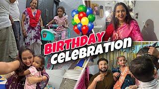 Jiya`s 5th Birthday Celebration || Surprise gift for jiya || priya jeet vlogs #couplevlogs #family