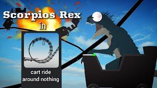 Scorpios Rex in cart ride around nothing - Animación dc2