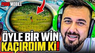 ÖYLE BİR WİN KAÇIRDIM Kİ! | PUBG MOBILE