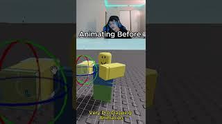 Now vs. Then Animating | Breaking Roblox #shorts#viral#trend#trending#roblox#animation#Nowvsthen