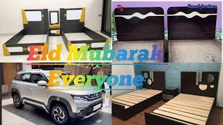 Mubarak Eid Mubarak Raees Furniture Works | Bed Tickwood And Plywood | Double Bed | Single Cot