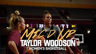 Gopher Women's Basketball Mic'd Up: Taylor Woodson