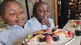 We tried SUSHI  Wheh!!! #FoodReview