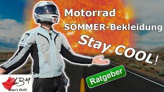 Motorradbekleidung Sommer im Test - leicht, cool und trotzdem sicher!