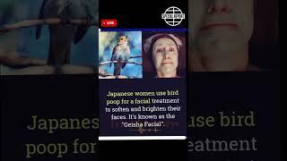 Ancient Japanese Beauty Secret: The Bird Poop Facial Experiment! #shorts #ytshorts #fyp