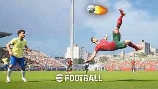 eFootball 2025 - amazing POWERSHOT long range goals (30-50 m)