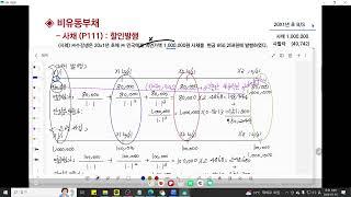[전산세무1급: 재무회계] 사채의 할인발행(이자지급 분개)