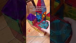 Magnetic Tiles: Hours of Fun for Little Builders! #magnetictiles #blocks