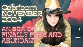 Capricorn November horoscope 2024 - freedom and abundance