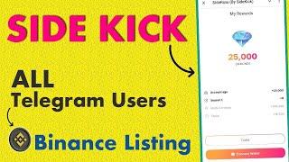 Sidekick Fans Airdrop in withdraw  2024 / how to task complete sidekick fans