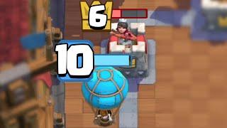 Using OVERLEVELED Balloon in LOW LADDER 