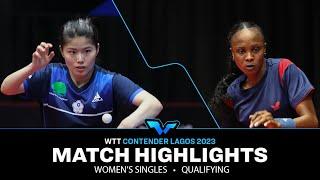 Huang Yu Wen vs Abosede Esther Akinsete  | WS Qual | WTT Contender Lagos 2023