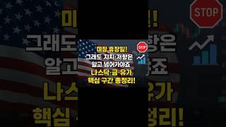 "나스닥·금·유가 핵심 가격대｜지지·저항 총정리 " #나스닥 #금선물 #크루드오일