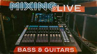 HOW TO MIX A LIVE ROCK BAND PART 2 // Bass & Guitars on the Behringer Wing COMPACT