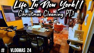 LIFE IN BK NY: Feeling better | Christmas Clean and declutter with me. #cleaningmotivation