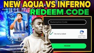 How to Get NEW Redeem Codes Codigos AQUA vs INFERNO Kode Hari Ini Today Canjear Latest in FC Mobile!