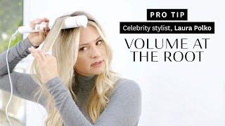 Quick Tip: How to Add Volume at The Root with a Curling Iron | T3