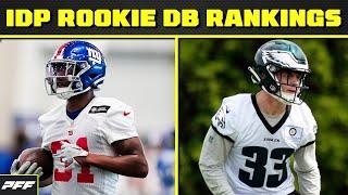 2024 IDP Rookie Defensive Back Rankings | PFF Fantasy Podcast