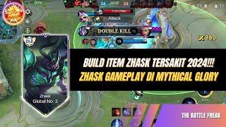 Build Item Zhask Tersakit 2024!!! Zhask Gameplay Di Mythical Glory #zhasktopglobal #zhaskgameplay