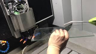 glass CNC drilling and milling