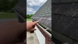 Manufacture defect on an asphalt shingle roof￼