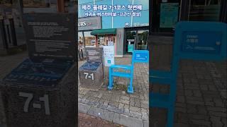 제주 올레길 7-1코스 첫번째 (서귀포 버스 터미널 ~ 고근산 정상) #제주도 #올레길 #7-1코스