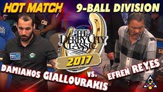 9-BALL: Damianos GIALLOURAKIS vs Efren REYES - 2017 DERBY CITY CLASSIC 9-BALL DIVISION