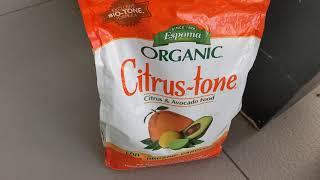 This is the Fertilizer I Use on my Potted Citrus Trees