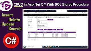 Complete CRUD Operation in Asp.Net M V C  C# Using Stored Procedure | ProgrammingGeek