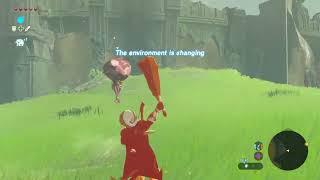 Octoroks have weird physics - Zelda Breath of the Wild