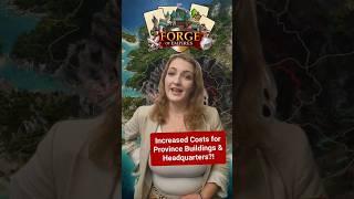 Let's learn the reasons why #provincebuildings became more expensive with the #gbg update in #forge!