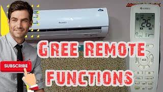 Gree Ac Remote functions @VictorTechTalks #gree