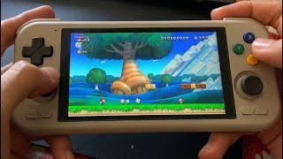 Super Mario Bros. U Deluxe Switch Emulation On The Retroid Pocket 4 Pro.