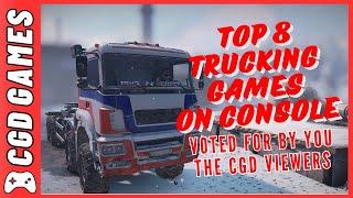 Top 8 Truck Driving Games as voted for by the CGD GAMES viewers !!!