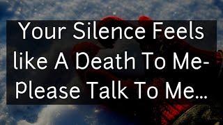 DM TO Df 🫂 || Your silence  Feels like A Death To Me - Please Talk To Me...||